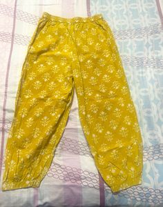 Yellow Printed Kurta Set