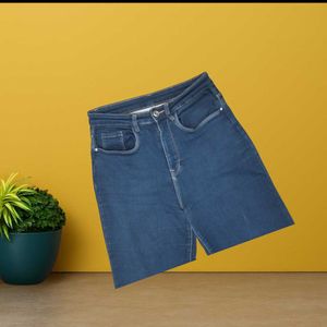 Women navy blue straight jeans size 28 (0-99)