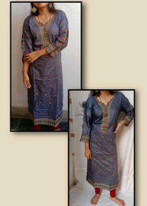 Elegant Embroidered Kurta