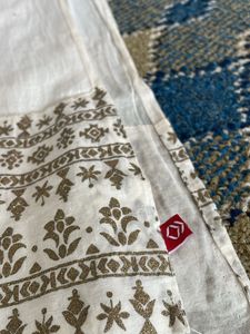 Cotton Off White Dupatta