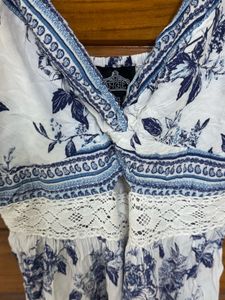 Floral Mini Sundress🦋🤍🐬