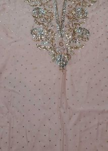 Pink Embellished Kurta Set