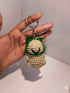 Crochet Capybara Keychain ✨