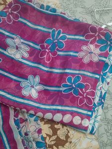 Floral Chiffon Saree