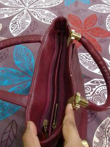 Lubna Purse - Burgundy