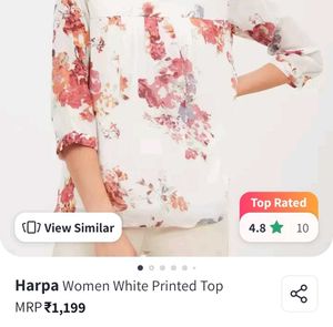 Harpa Floral Top