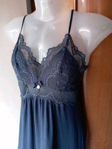 Blue Lace Night Slip
