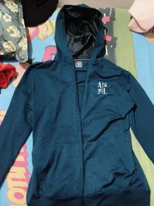 Blue Zip-Up Hoodie