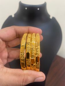 One Gram Micro Polish Laxmi Ideol Design Bangles Size Available 2.4 And 2.8 .very Reasonable Price