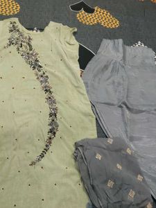 Elegant Embroidered Kurta Set