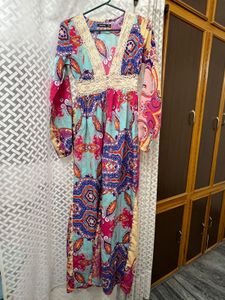 Boho Print Maxi Dress