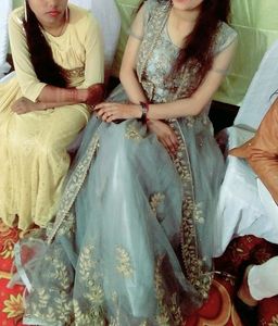 Lehenga With Long Shrug