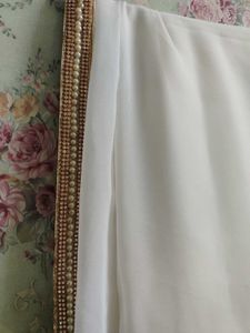 White Imported Saree