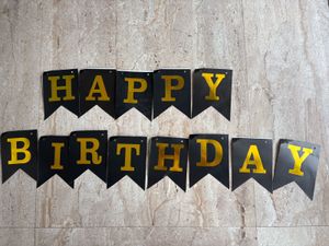 HAPPY BIRTHDAY BANNER (X2)
