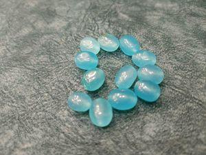 Blue Chalcedony Gemstone Beads