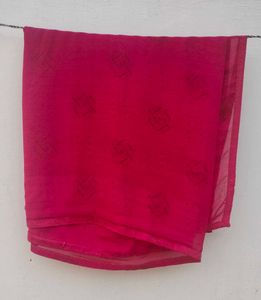 Dark Pink Saree