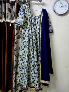 Floral Anarkali Kurta Set