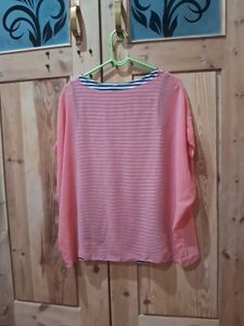 Peach Oversized Tunic Top