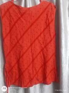 Orange Cottonworld Tank