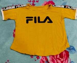 Fila Yellow T-Shirt