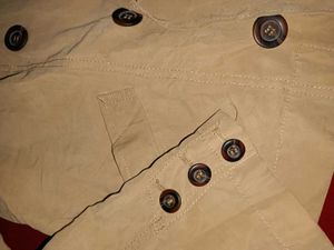 Tan Cropped Jacket