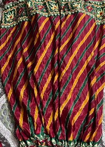 Patola printed ghaghra with blouse