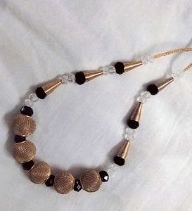 Black pearl beautiful chain necklace🎀