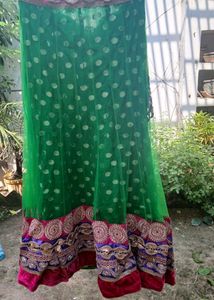 Green Lenhga Choli With Dupatta