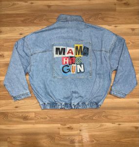Oversize Bomber x Y2K Vintage Denim Jacket