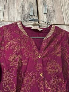 Pink Party Wear Kurti