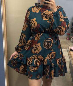 Green Floral Dress