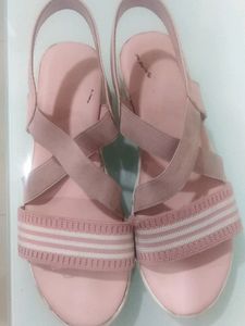 Classic high hills Sandals Pink In Color