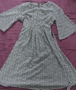 Black & White Print Dress