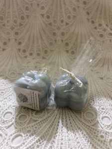 Blue Bubble Candle