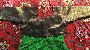 🆕️ Women Green Brocade-Brasso Kurti