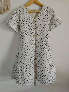 Street Style Stalk Polka Dress