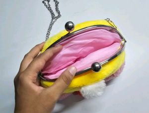 Duck Plush Sling Bag