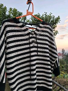 Striped Knit Sweater