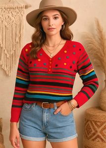 B2G2 🎁 Pinterest Multicolour Knit Sweater C