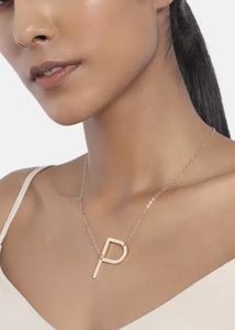 Cute P Letter Necklace ✨