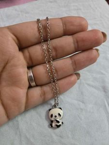 Panda Rustless silver chain