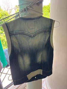 Madame Denim Jacket Charcoal Black