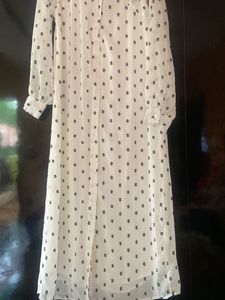 Vintage Polka Dot Maxi Dress