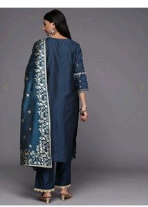 Partywear Teal Kurta Set- With Tags