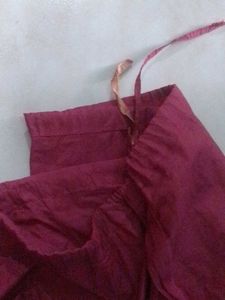 Pink Kurtha Set With Pant And Top