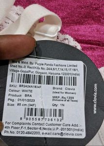 Combo Of 2 Clovia Bra Size 34F