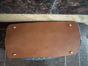 Dune London Denim Handbag ( Check Flaw)