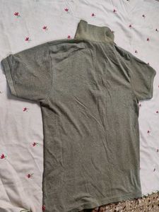 Stylish Grey Polo T-Shirt