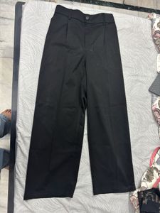 Black Wide Leg Trousers
