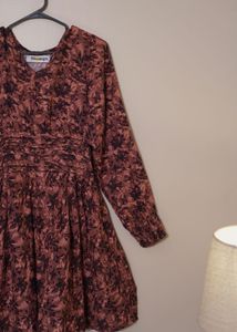 Floral Print Mini Dress